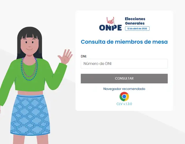 ONPE: Así puedes ver si eres miembro de mesa.    