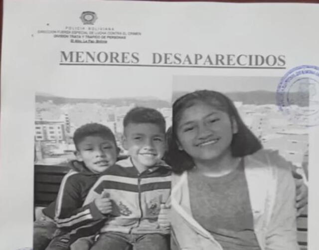 Bolivia: tres niños se escapan de su casa luego de malograr un electrodoméstico