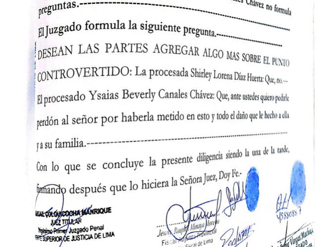 Sentencia del Poder Judicial. Foto: captura de documento 