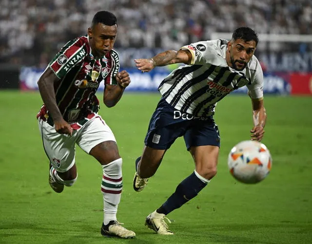 Alianza Lima y Fluminense empataron 1-1 en el partido que jugaron en Lima. <strong>Foto: Alianza Lima</strong>   