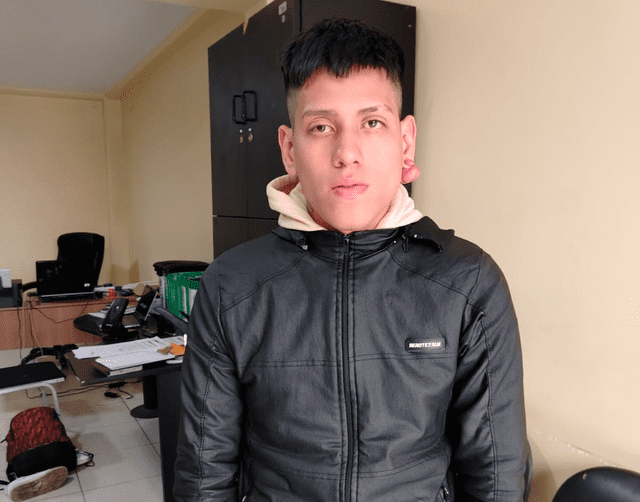  Lucas Torres Panduro, uno de los detenidos en el Aeropuerto Jorge Chávez. Foto: difusión   