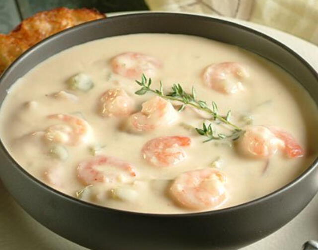 La sopa de camarones es un platillo muy delicioso. Foto: Very Best Baking 