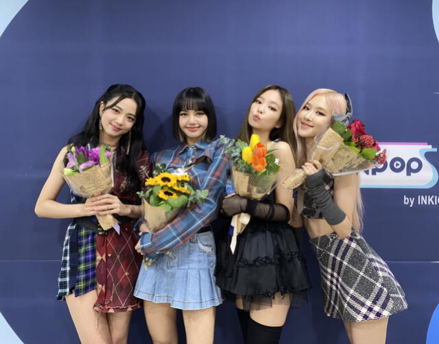 BLACKPINK agradece victoria en Inkigayo. Foto: YG