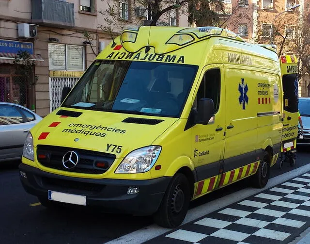 Ambulancia del Sistema de Emergencias Médicas en Cataluña. Foto: Internet.