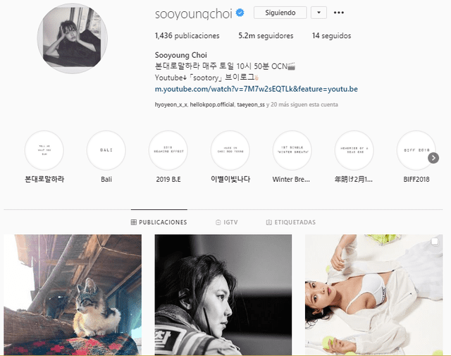 Sooyoung en Instagram Sooyoung en Instagram