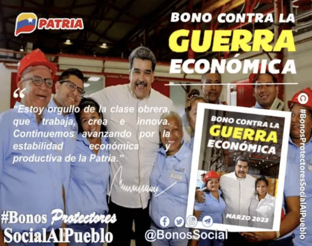 Consultar Bono de Guerra Económica abril 2023: ¿qué puedo hacer para recibir este beneficio? | Cuando llega el bono guerra economica | Bono Guerra Economica 2023 | Bono | Nicolas Maduro | Venezuela | LRTMP