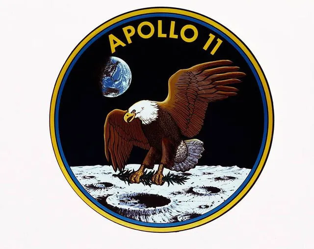 Símbolo de la misión Apolo 11. (Foto: NASA)