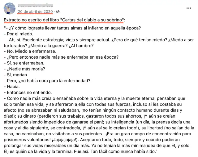Foto: captura en Facebook