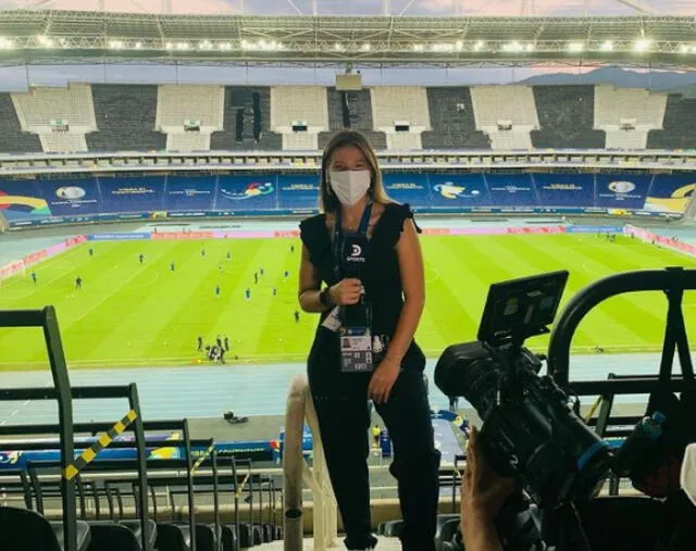 Camila Zapata lleva más de un año trabajando en DirecTV Sports. Foto: zapcamila/Instagram