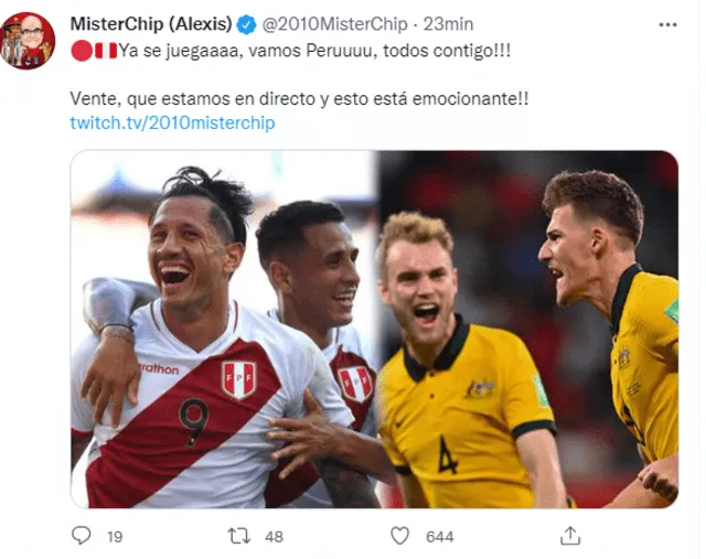 Perú vs. Australia