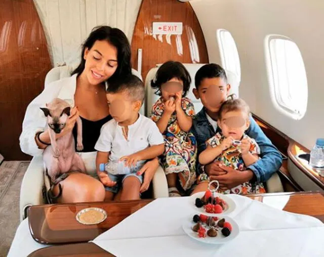 Georgina comparte en Instagram los momentos que pasa al lado de los hijos de Cristiano Ronaldo.