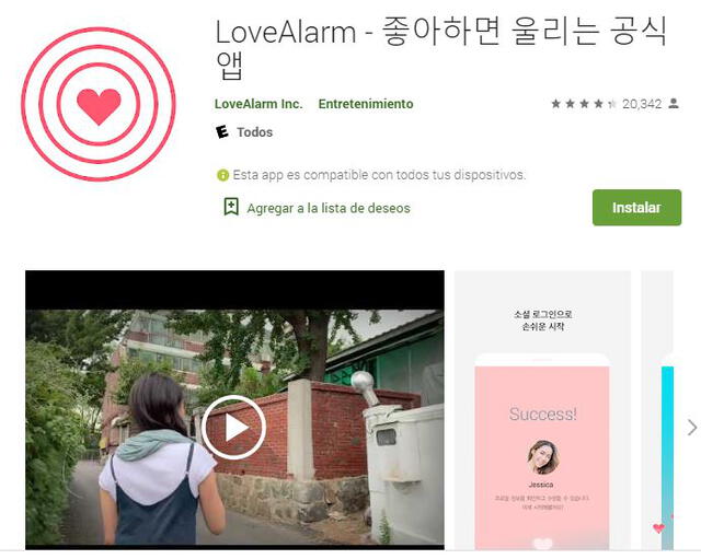 Love Alarm para Android