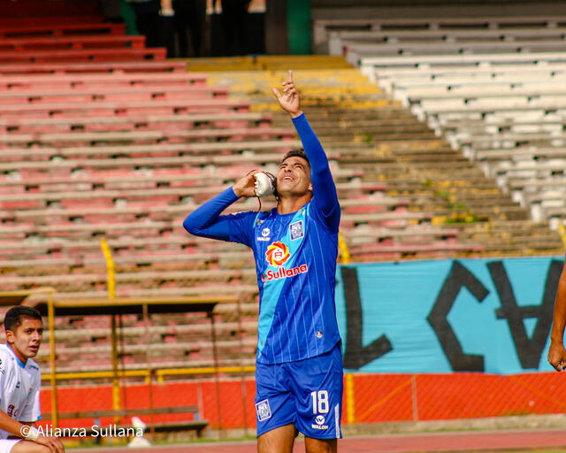 Jesús Arismendi marcó el 1-0 a favor de Alianza Atlético. Foto: Twitter Alianza Atlético de Sullana