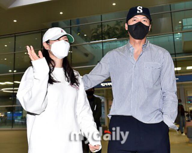 Hyun Bin y Son Ye Jin vuelven a Corea. Foto: My Daily