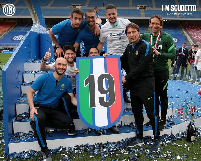 Antonio Conte dirigió al Inter solamente dos temporadas. Foto: Twitter