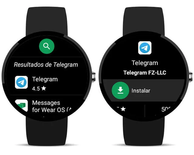 Telegram en tu smartwatch