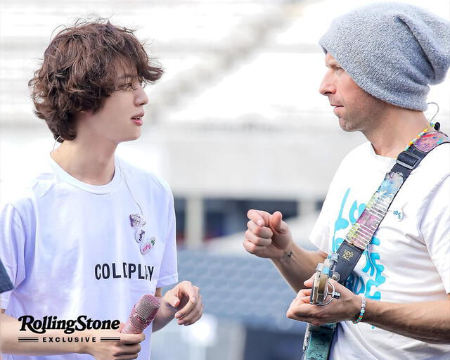 Jin y Coldplay en Argentina. Fotos: rolling stone