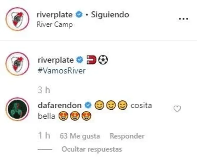 Daniela Rendón en Instagram