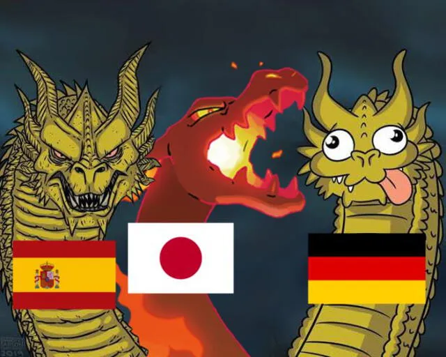 Memes del Japón vs. España.