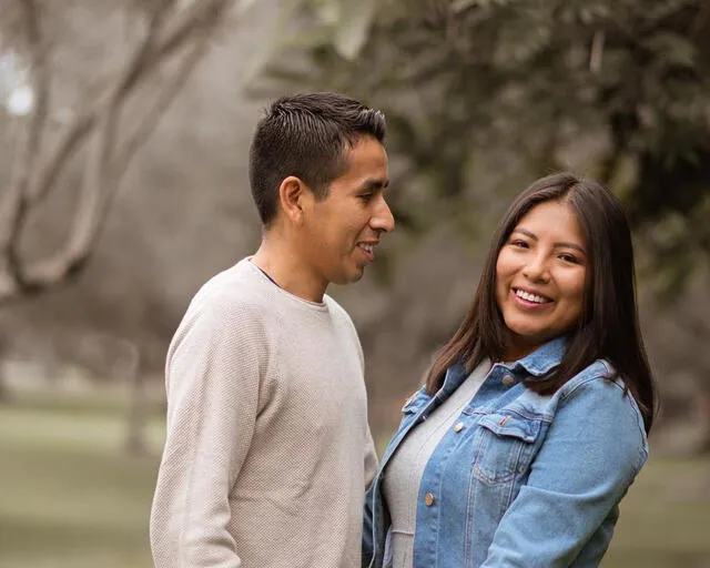 Soto Quispe junto a su esposa, la popular 'Chinita'. Foto: Luis Soto/Instagram    