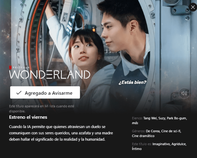  Estreno de 'Wonderland' en Netflix. Foto: captura Netflix   