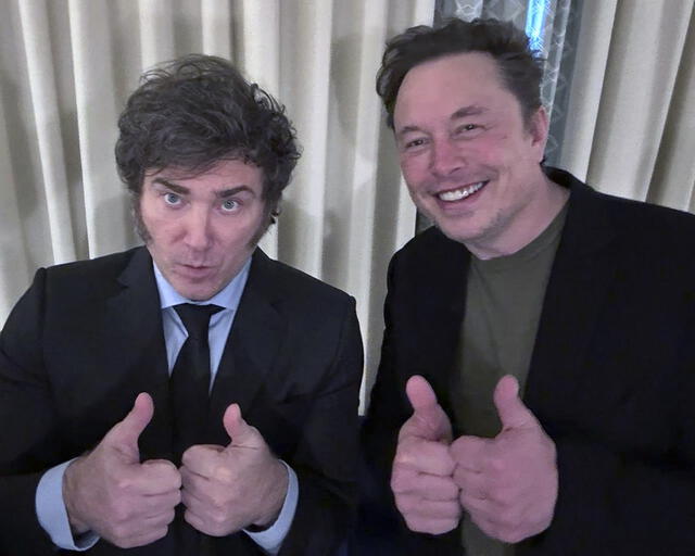  Durante su visita a Estados Unidos, Javier Milei se reunió con el empresario Elon Musk para discutir oportunidades de inversión en Argentina. Foto: AFP   