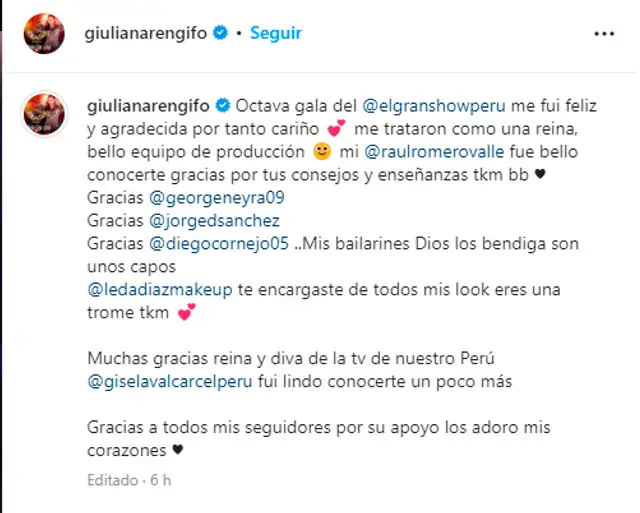 Giuliana Rengifo