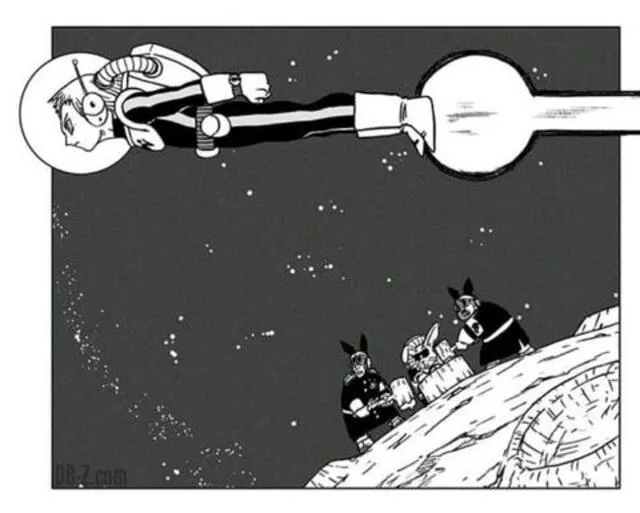 El Jefe Conejo es visto en el último número del manga de Dragon Ball Super.