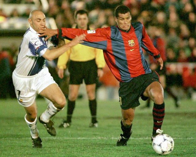 Rivaldo jugó en Barcelona desde 1997 hasta 2002. Foto: AFP.