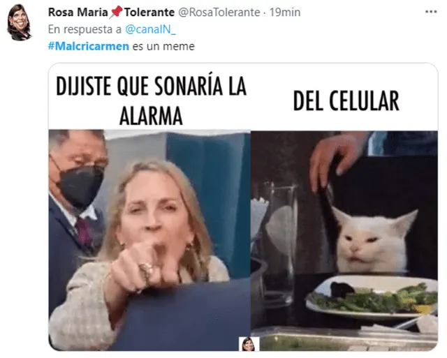 Respuesta de María del Carmen Alva a la prensa provoca hilarantes memes en Twitter