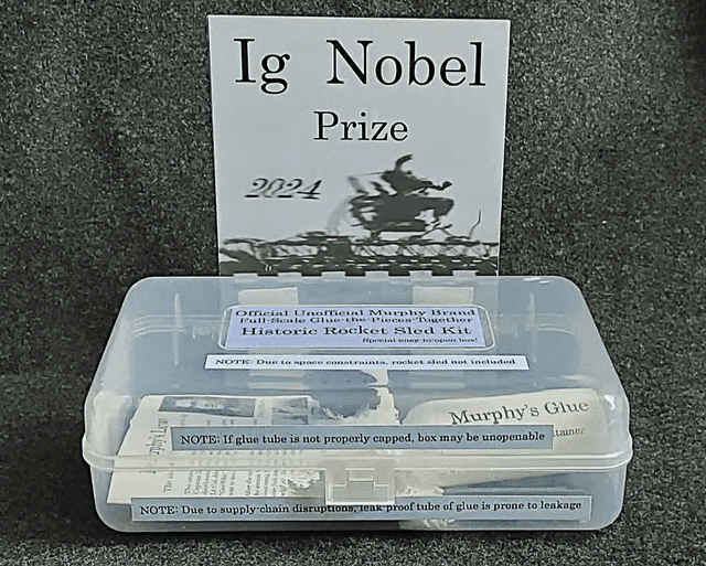 Premio que se llevan los ganadores del anti-Nobel o ig-Nobel. Foto: Ig Nobel   