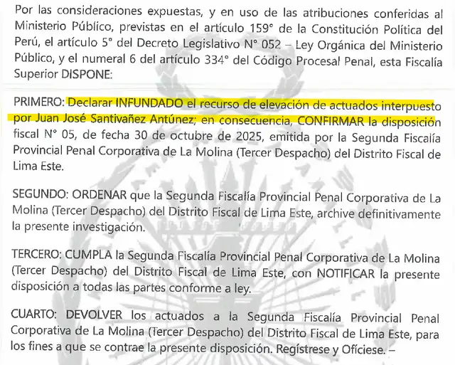 Archivamiento de denuncia contra periodistas. Archivamiento de denuncia contra periodistas.