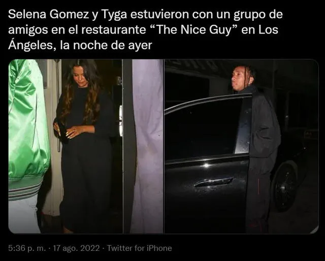 Selena Gómez y Tyga