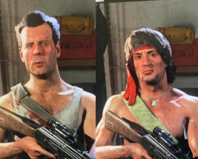 Skins de Rambo y John McClane