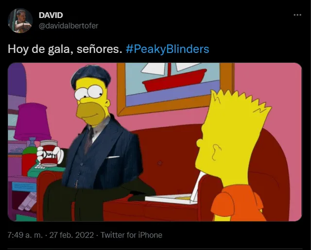 Reacción tras el estreno de la temporada 6 de Peaky Blinders. Foto: Twitter