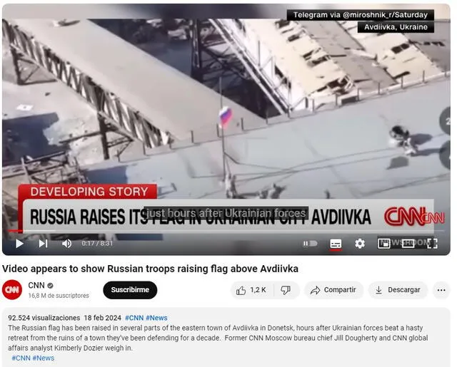  El video fue expuesto en un reporte del 18 de febrero de 2024. Foto: captura en CNN / YouTube.<br><br>    