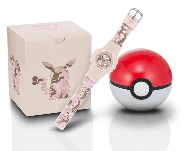 Casio presenta su reloj inspirado en Pikachu