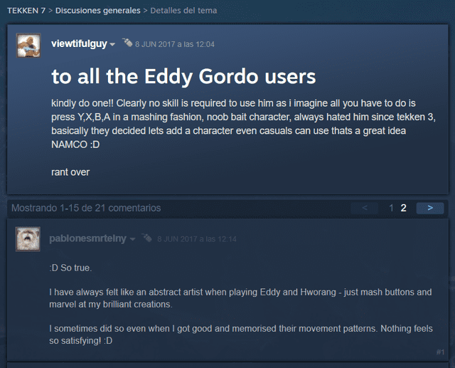 Tekken: Eddy Gordo