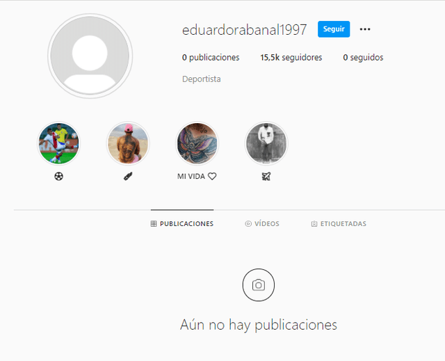 Eduardo Rabanal hizo una depuración de sus fotos y sus contactos de Instagram. Foto: Eduardo Rabanal/Instagram