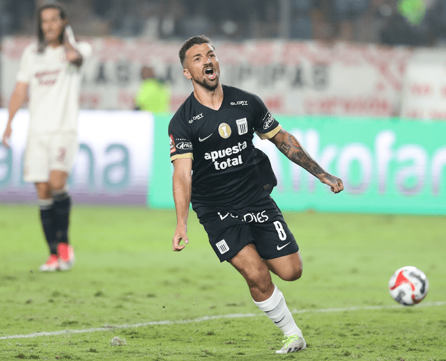 Gabriel Costa marcó el empate ante Universitario en la primera final del 2023. Foto: Luis Jiménez/La República   