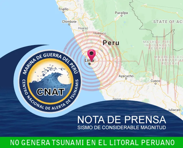 Centro Nacional de Alerta de Tsunami.
