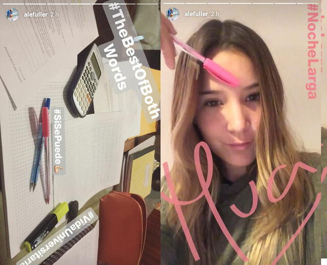 18/04/2017 | Alessandra Fuller estudió dos carreras. Foto: captura Instagram