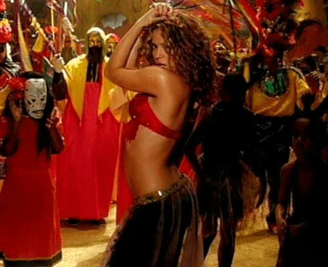"Hips don't lie" es una de las canciones más famosas de Shakira.