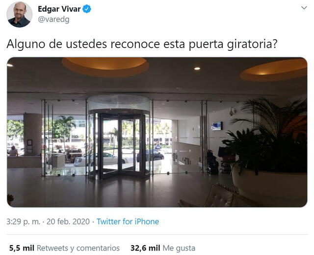 Edgar Vivar retornó al hotel de Acapulco donde grabó con El chavo del 8 - Crédito: @varedg