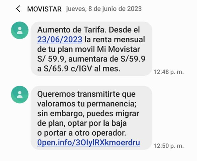 Tarifas se incrementarán a partir del 26 de junio. Foto: difusión   