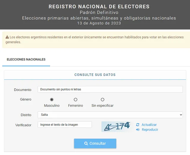 Elecciones PASO 2023