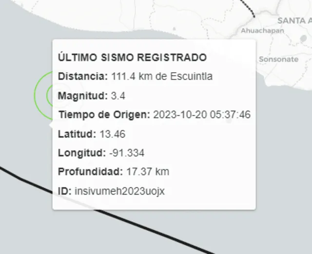 Sismo en Guatemala. Foto: Insivumeh   