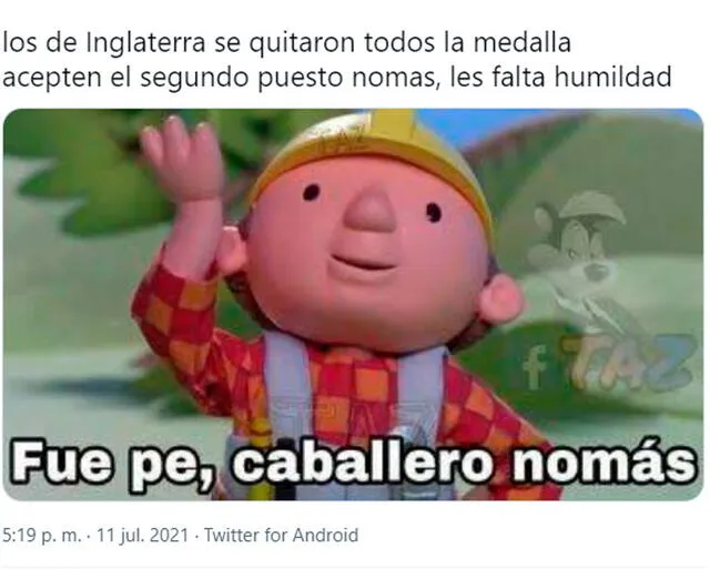 Mejores memes de la final de la Eurocopa 2021. Foto: captura Twitter