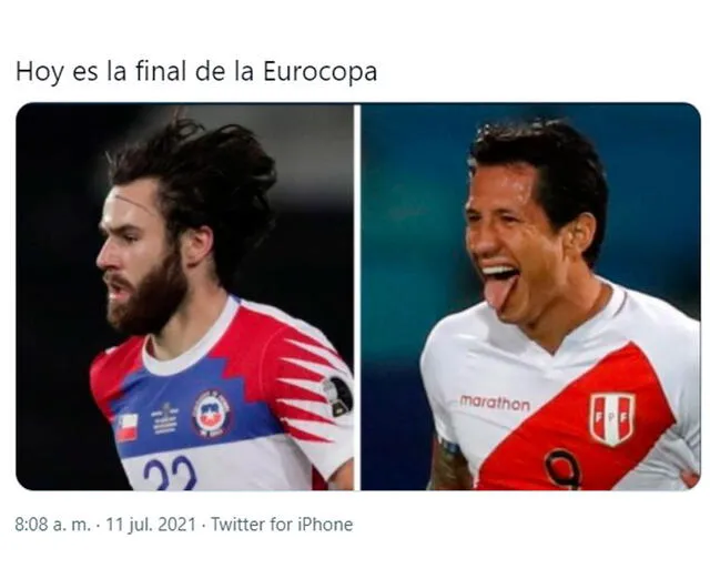 Mejores memes de la final de la Eurocopa 2021. Foto: captura Twitter