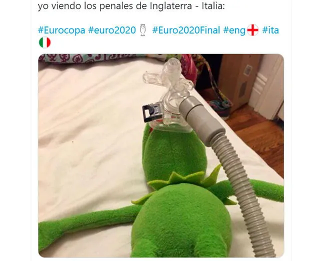 Mejores memes de la final de la Eurocopa 2021. Foto: captura Twitter